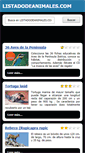 Mobile Screenshot of listadodeanimales.com
